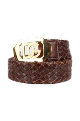 brown-woven-calfskin-belt-with-dg-logo