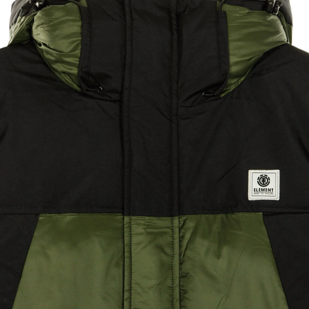 Element Lange Polar Parka Forest Night Green Heren