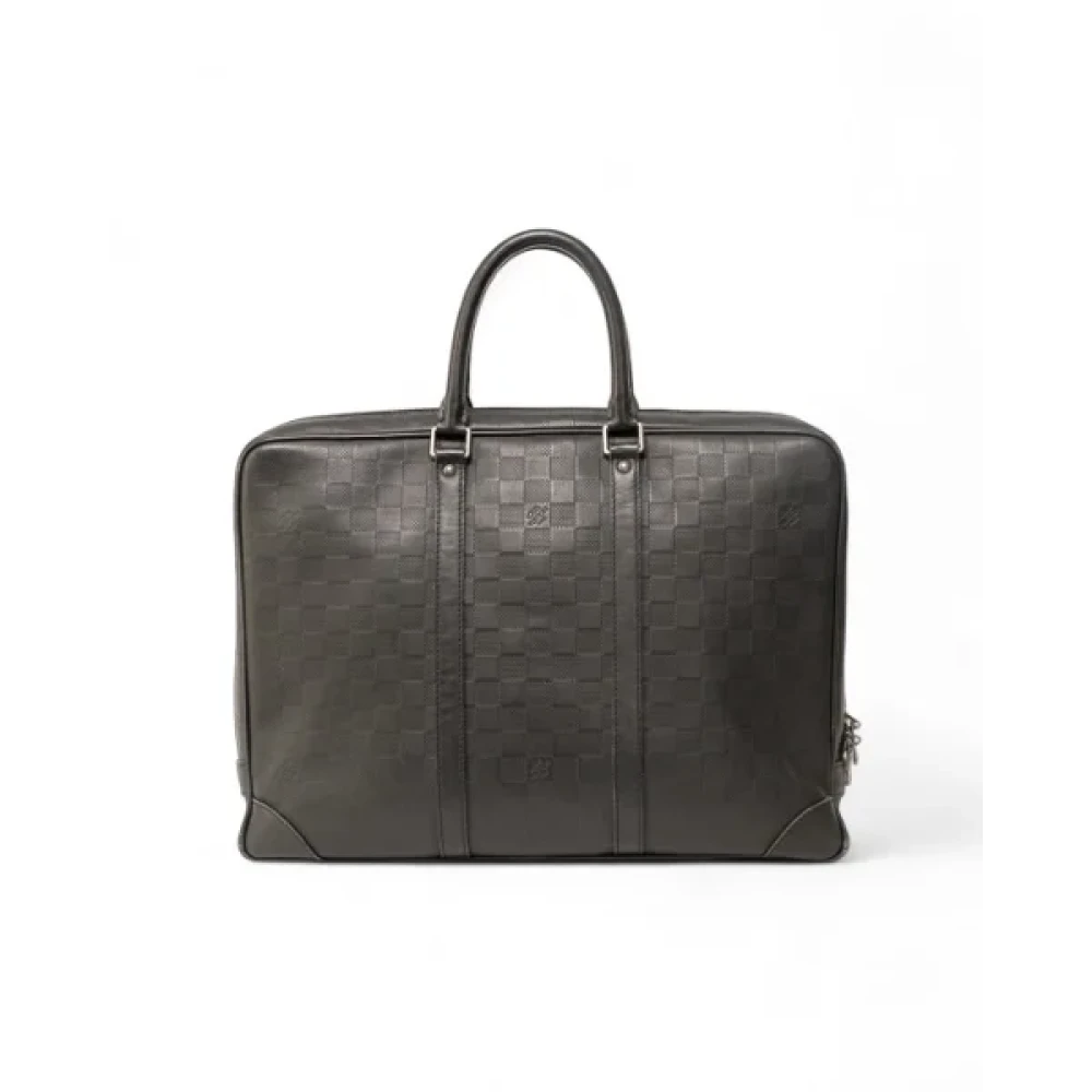 Louis Vuitton Vintage Pre-owned Fabric handbags Black Dames