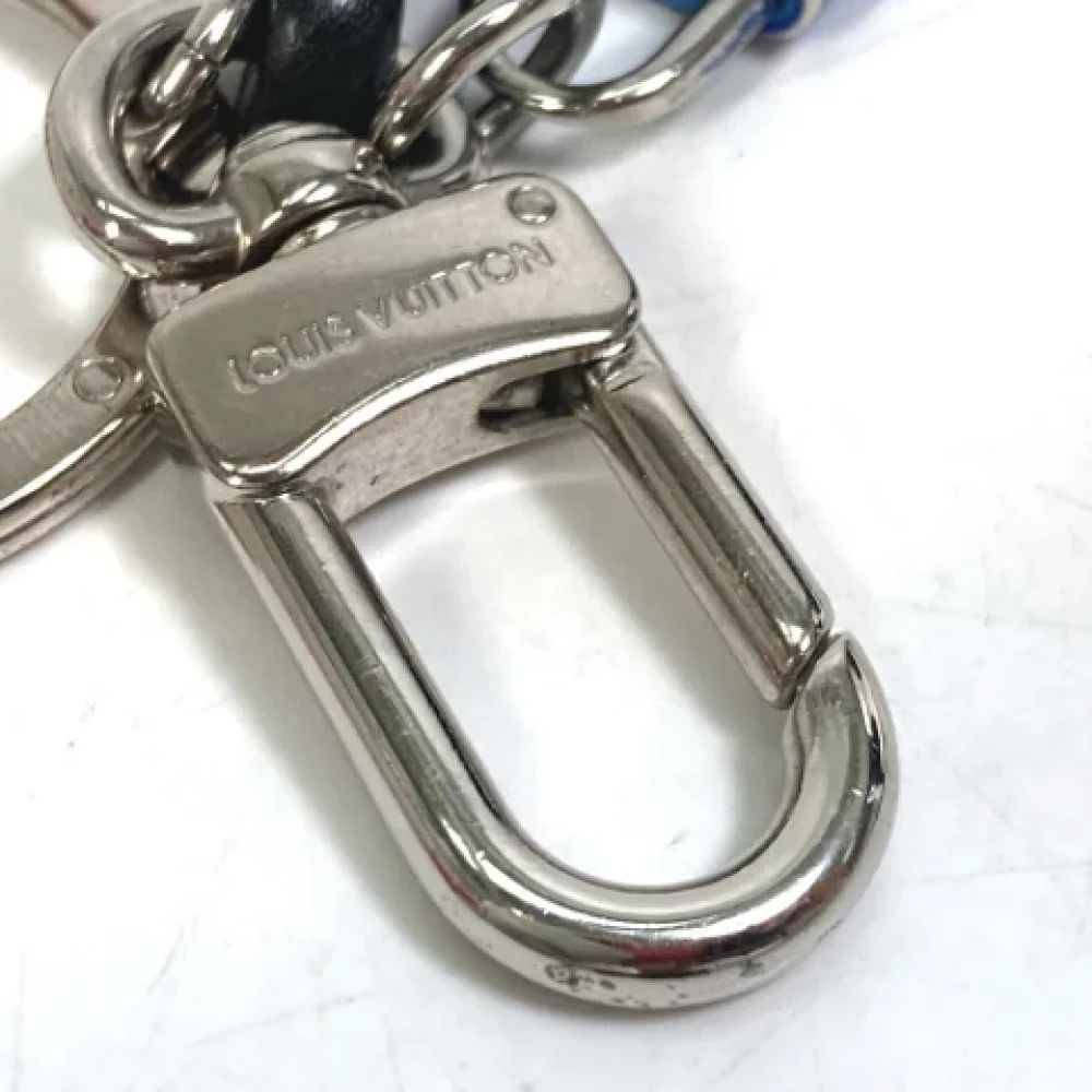 Louis Vuitton Vintage Pre-owned Leather key-holders Blue Heren