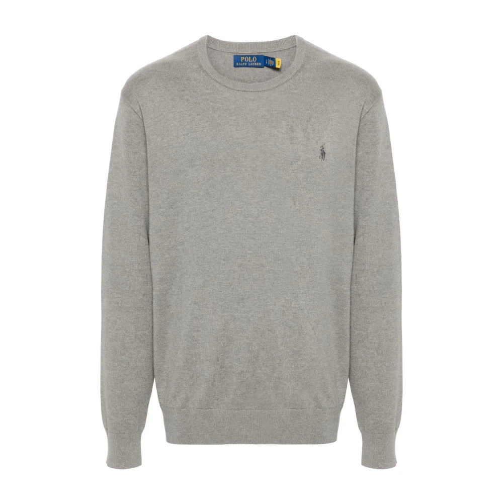 Ralph Lauren Rondgebreide trui Gray Heren