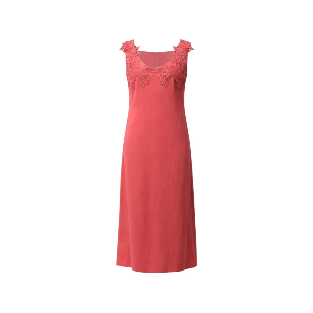 Alberta Ferretti Women's Purple Midi Dresses, S, Midi Dress