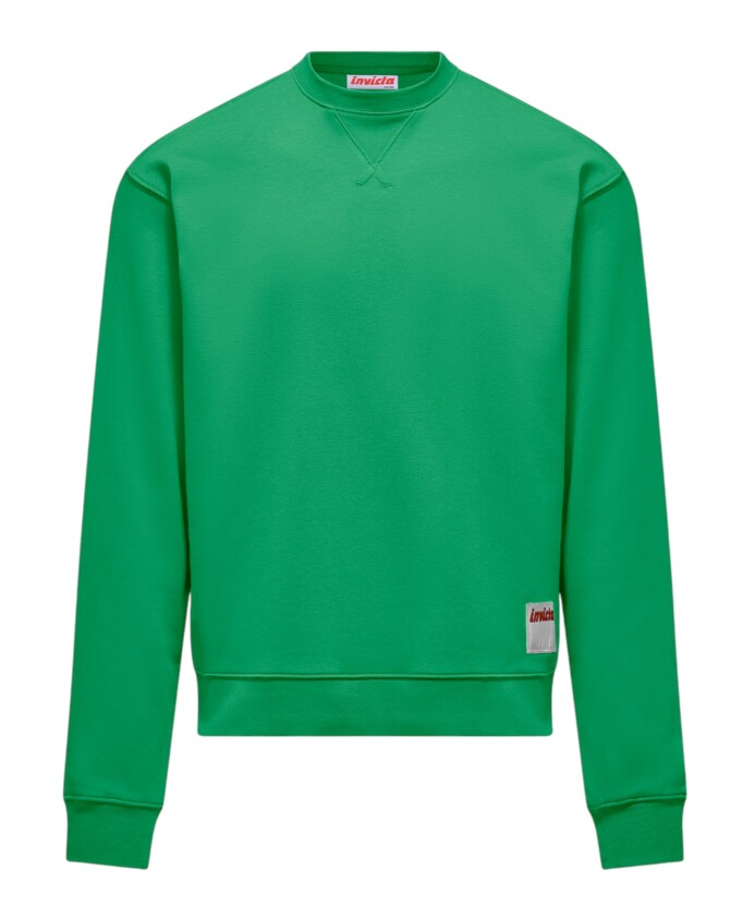 pull-en-polaire-vert-col-rond