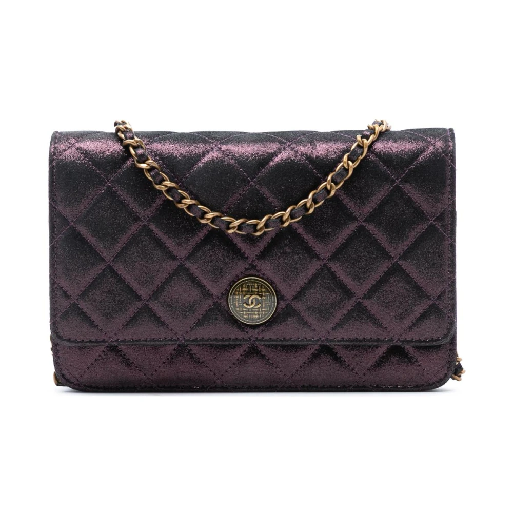 Chanel Vintage Donna Viola Pre-Owned, Taglia Unica, Used,