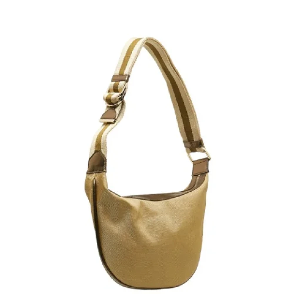 Gucci Vintage Pre-owned Canvas gucci-bags Yellow Dames