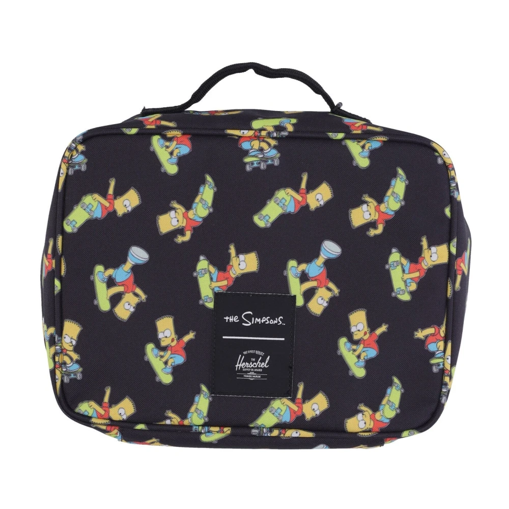 Herschel Simpsons Pop Quiz Lunchbox Zwart Black Unisex