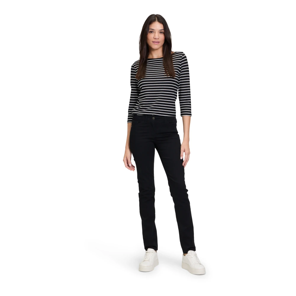 Betty Barclay Gestreept U-hals Shirt Multicolor Dames