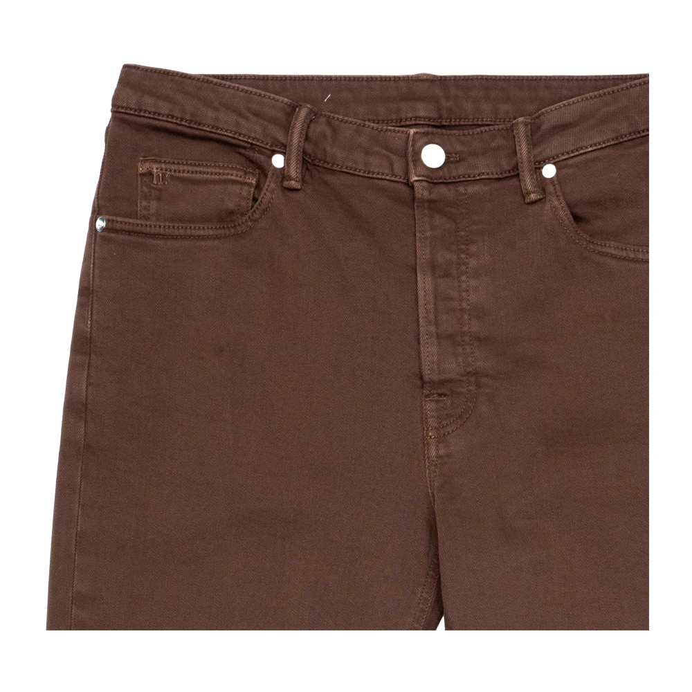 Nine In The Morning Straight Leg Denim Jeans Cacao Wassing Brown Heren