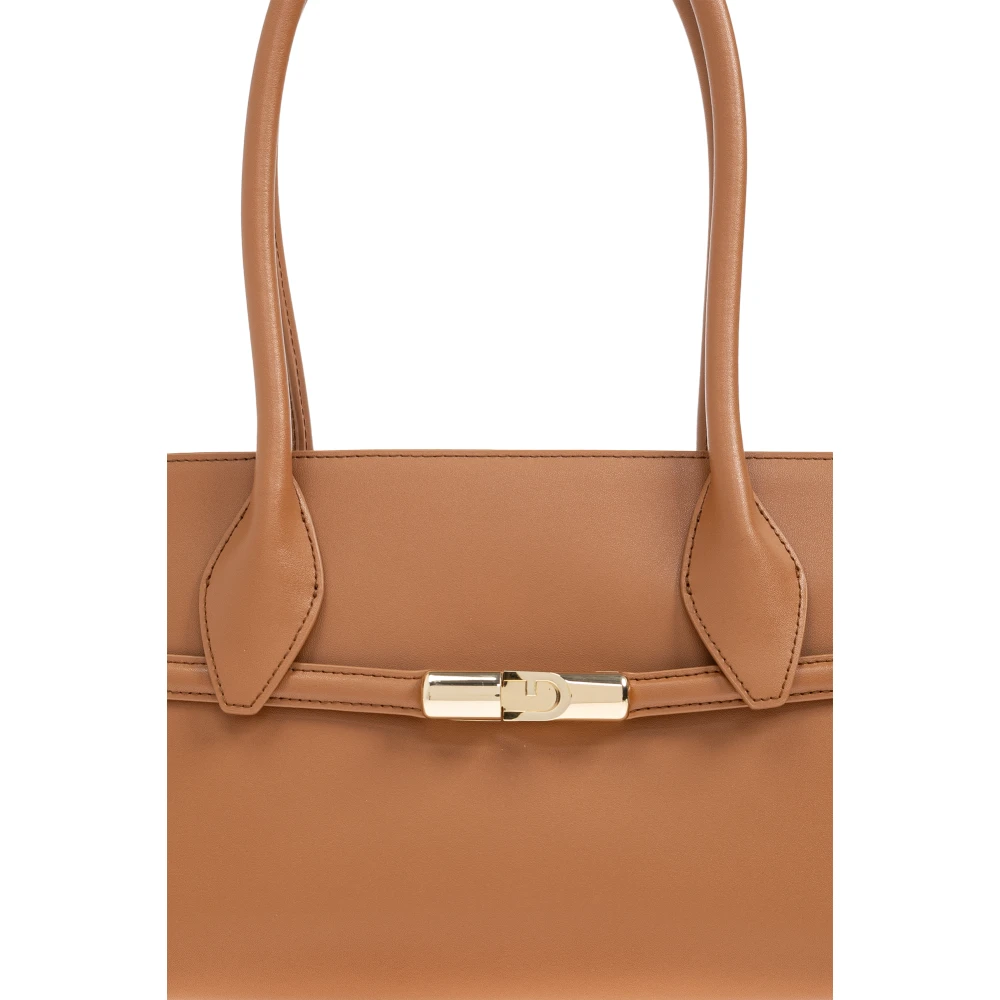 Furla Schoudertas Goccia Medium Brown Dames
