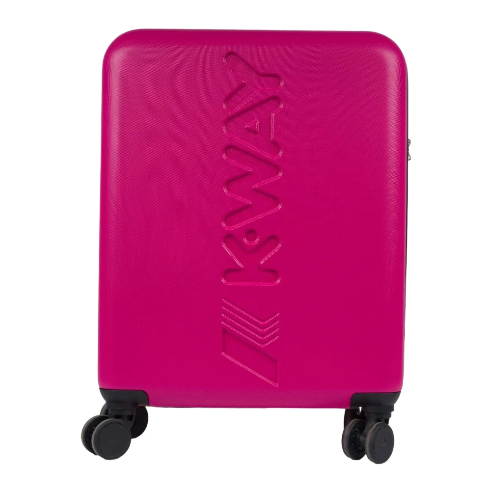 K-way Kleine Fuchsia Cabin Trolley Pink Dames