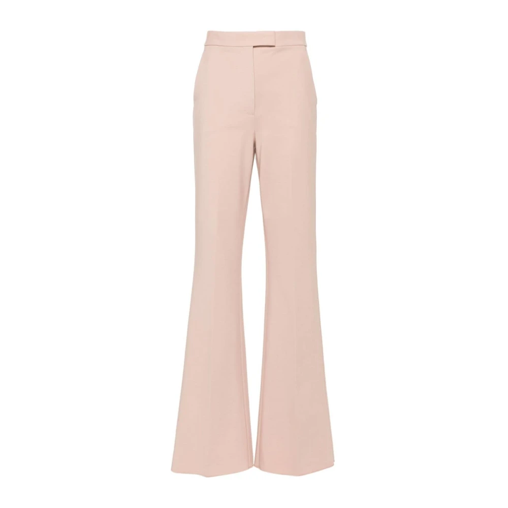 Max Mara Puderrosa Byxor med Pressveck Pink, Dam