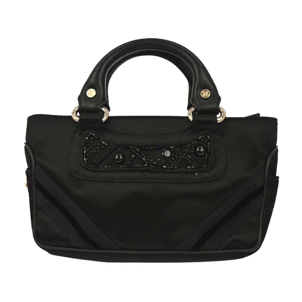 Celine Vintage Donna Nero Pre-Owned, Taglia Unica, Used,