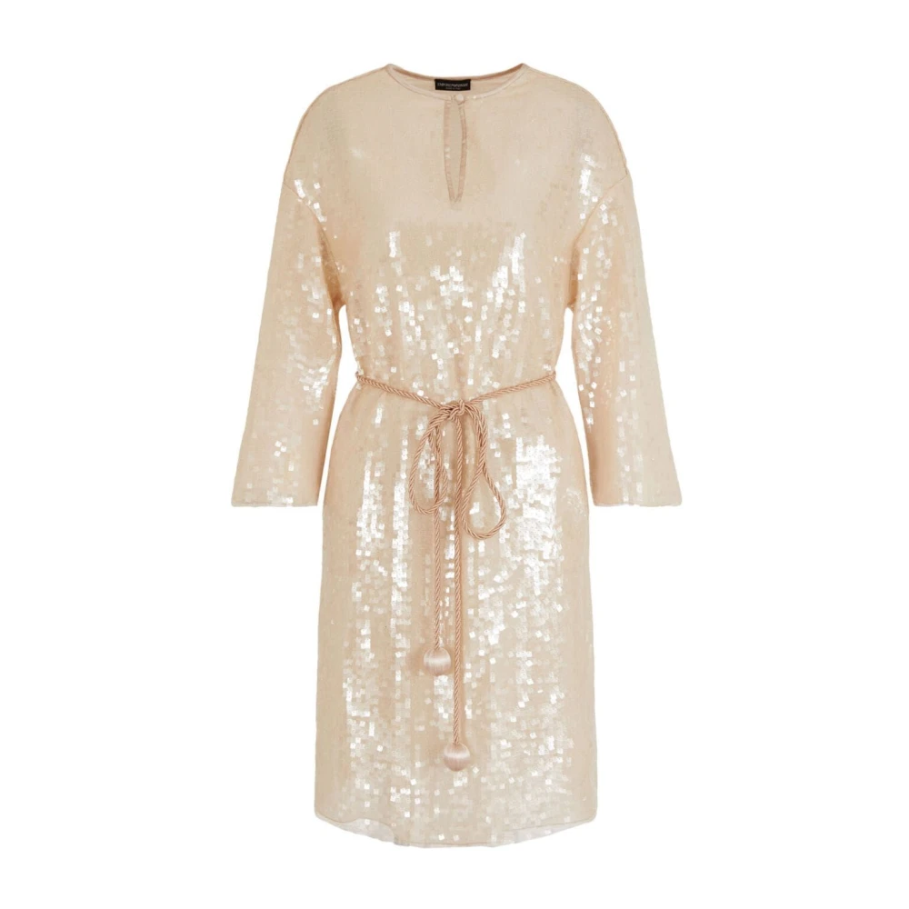 Emporio Armani Multicolor Elegante Jurk voor Vrouwen Yellow Dames