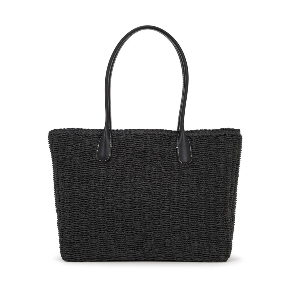 Karl Lagerfeld Essential Raffia TAS Black Dames