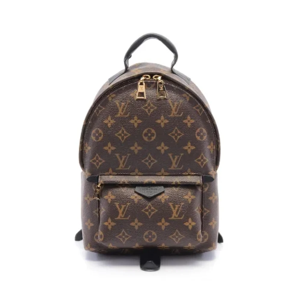 Louis Vuitton Vintage Pre-owned Canvas backpacks Brown Dames