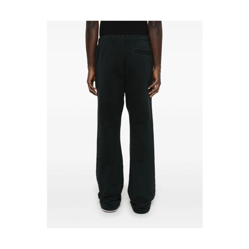 Purple Brand Flared Hem Trekkoordbroek Black Heren