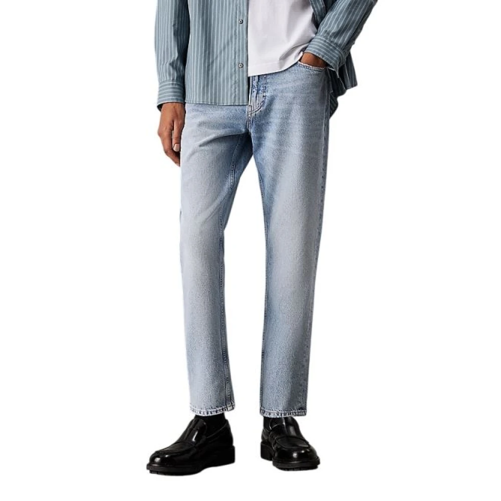 Calvin Klein Men's Blue Vintage Denim Jeans - Straight Fit Jeans - W31 - Jeans