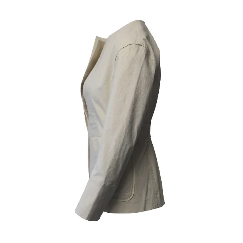Isabel Marant Pre-owned Cotton outerwear White Dames