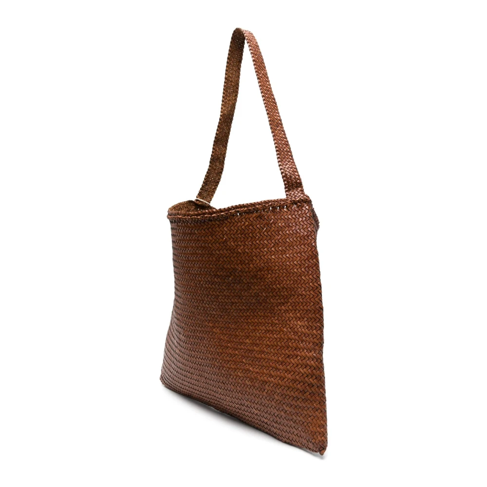 Dragon Diffusion Karamelbruine Top Handvat Tas Brown Dames
