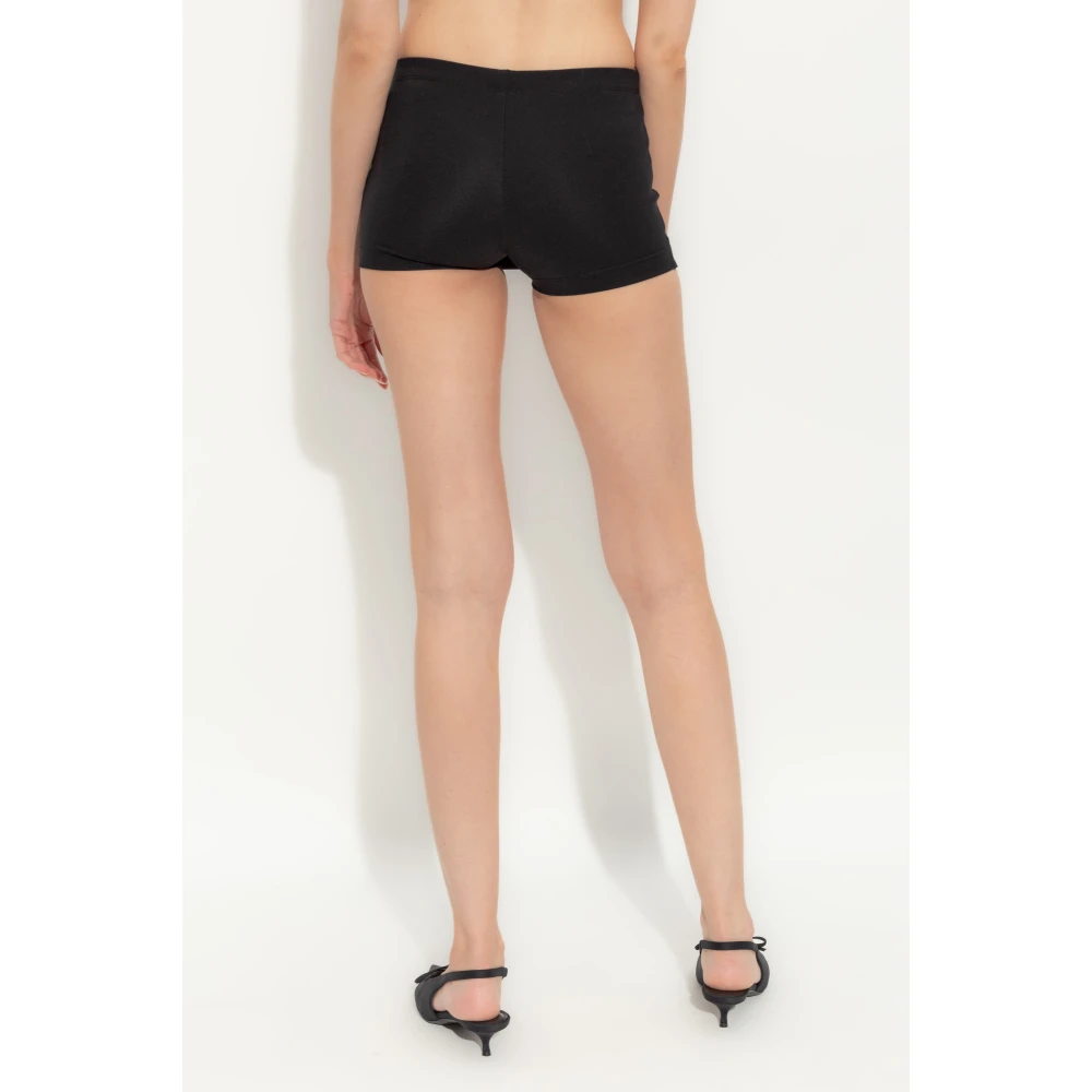 Balenciaga Pleated Shorts Black Dames