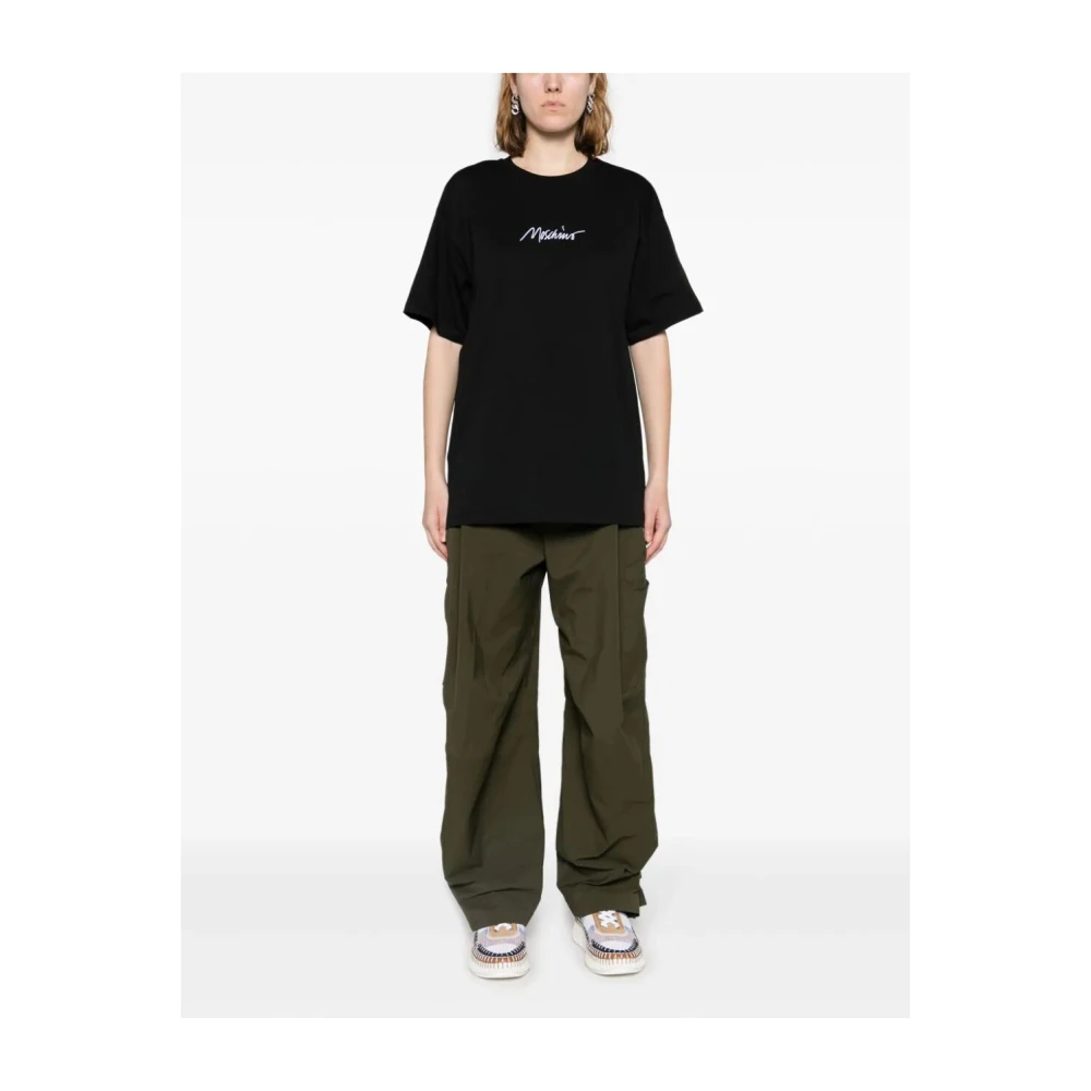 Moschino Casual Katoenen T-shirt Black Dames