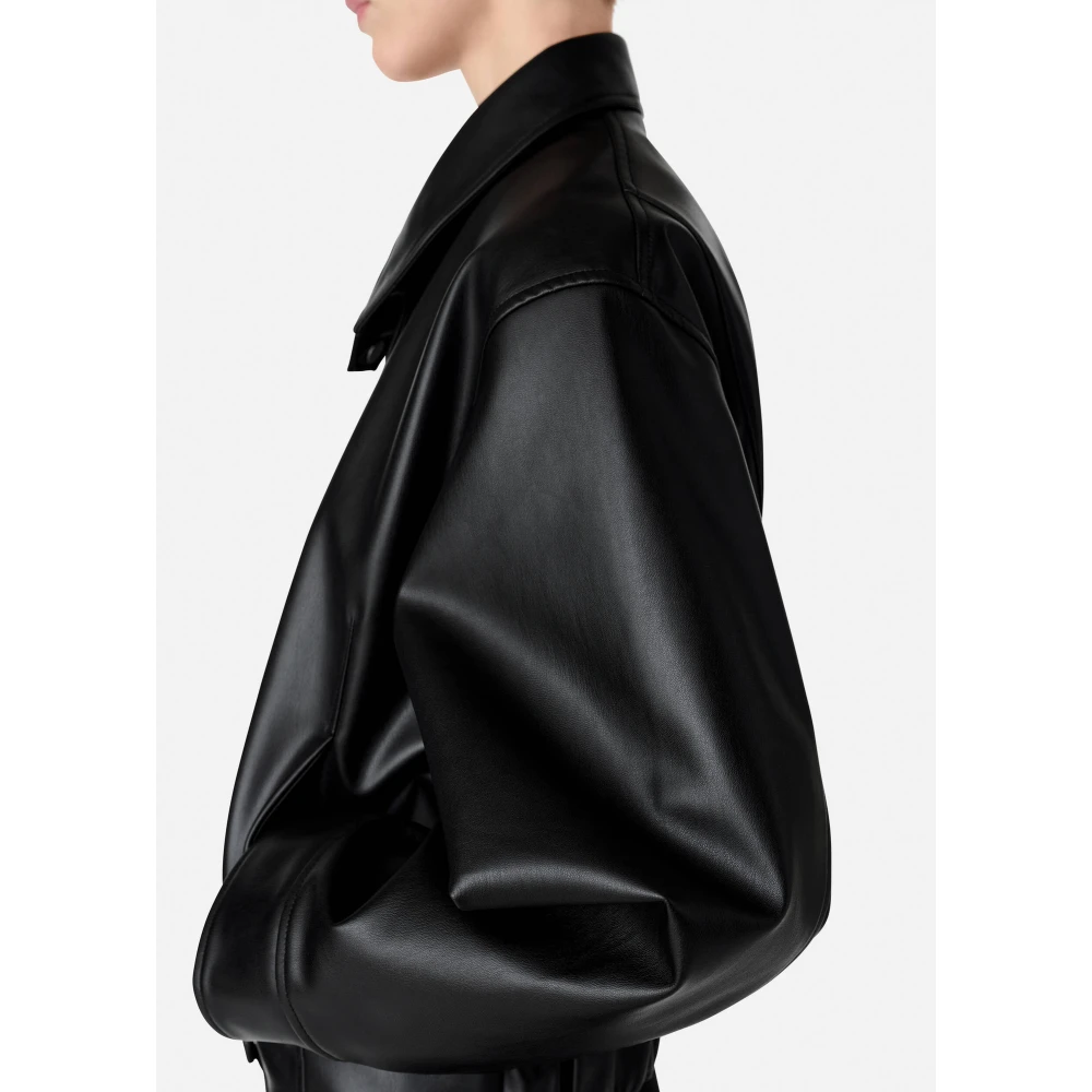 Axel Arigato Roda Faux Leather Jacket Black Dames