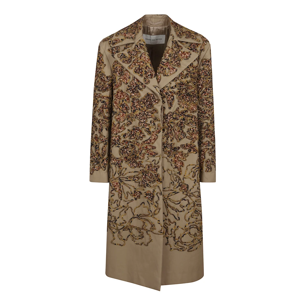 Coats > Single-Breasted Coats - - Dries Van Noten - Modalova