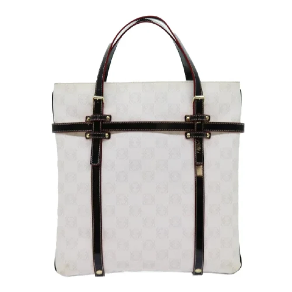 Loewe Pre-owned Canvas totes White Dames
