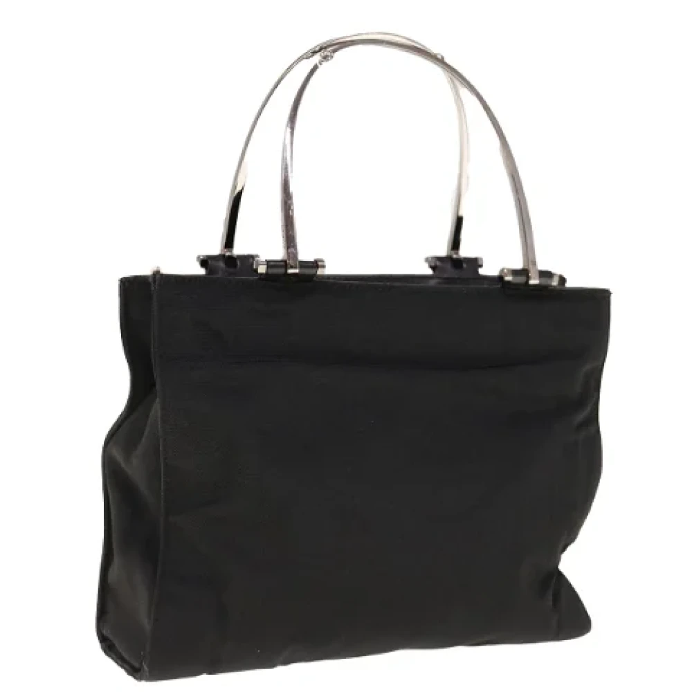 Gucci Vintage Pre-owned Nylon handbags Black Dames