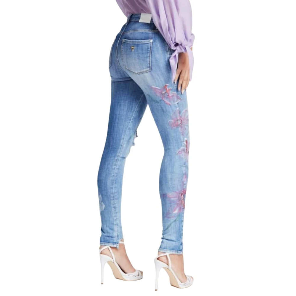 Guess Skinny Jeans Blue Dames