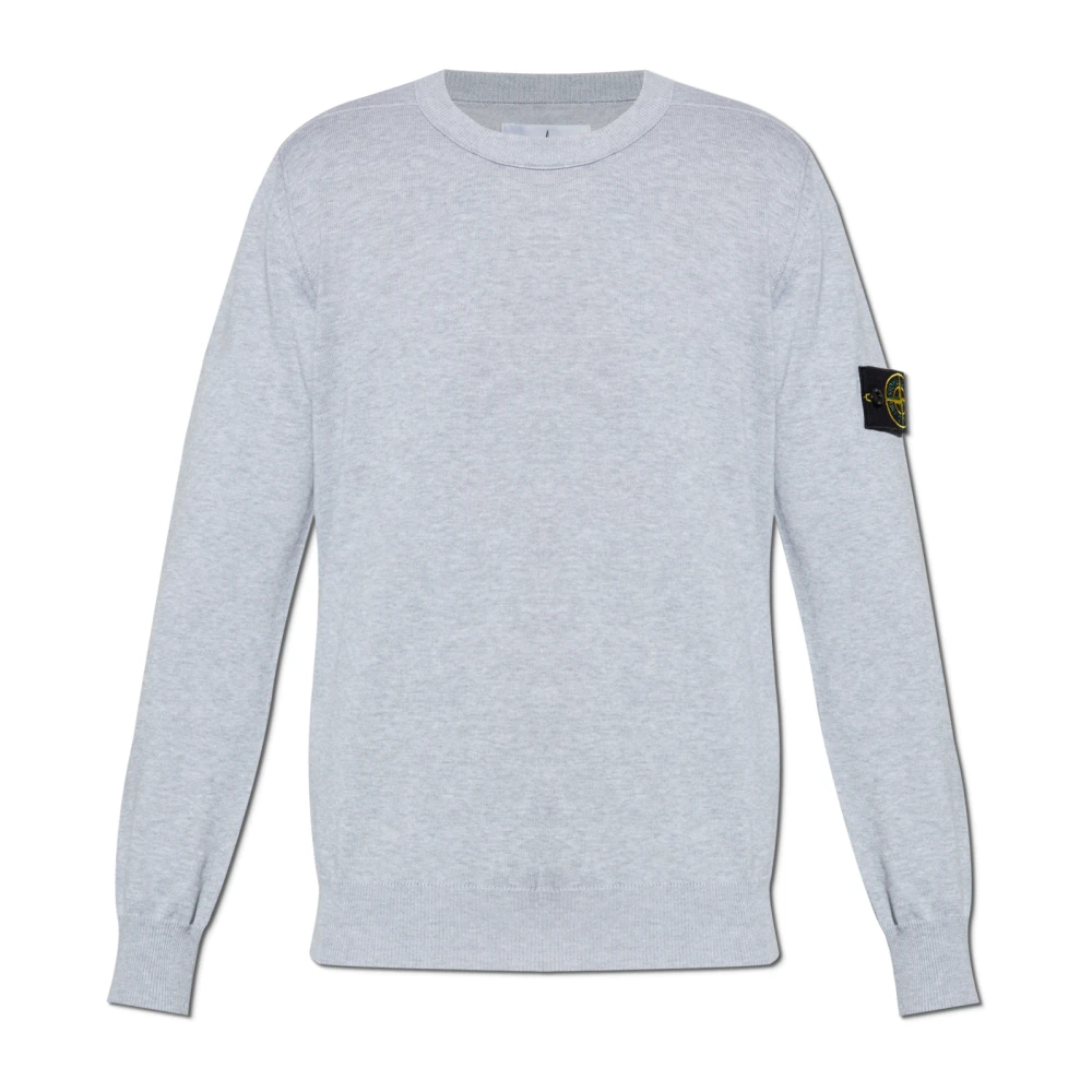 Stone Island Grijze Sweaters voor Mannen Gray Heren