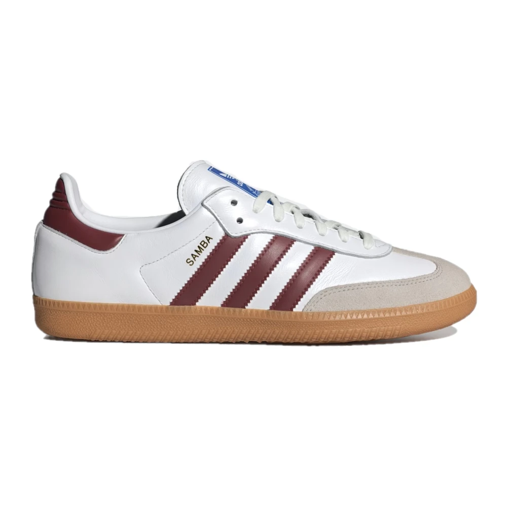 Adidas Samba OG Cloud White Burgundy Sneakers White, Herr