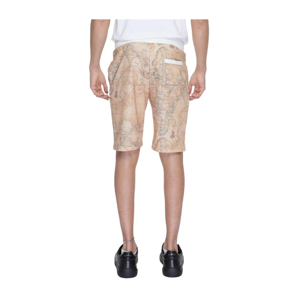 Alviero Martini 1a Classe Beige Bermuda Shorts Lente Zomer Collectie Beige Heren