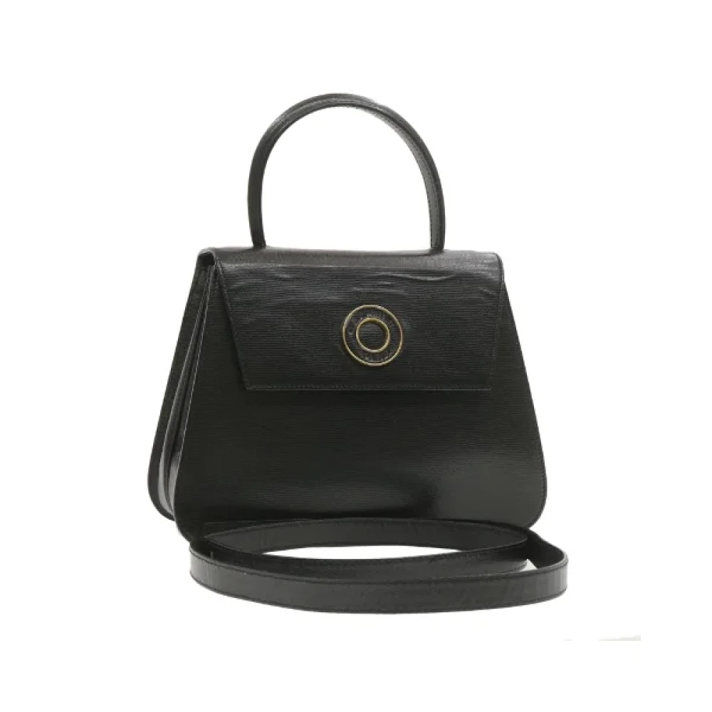 Celine Vintage Pre-owned Fabric handbags Black Dames