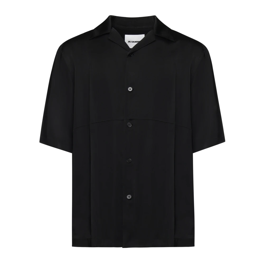 Jil Sander Herren Schwarz Shirts, K, Mgröße: