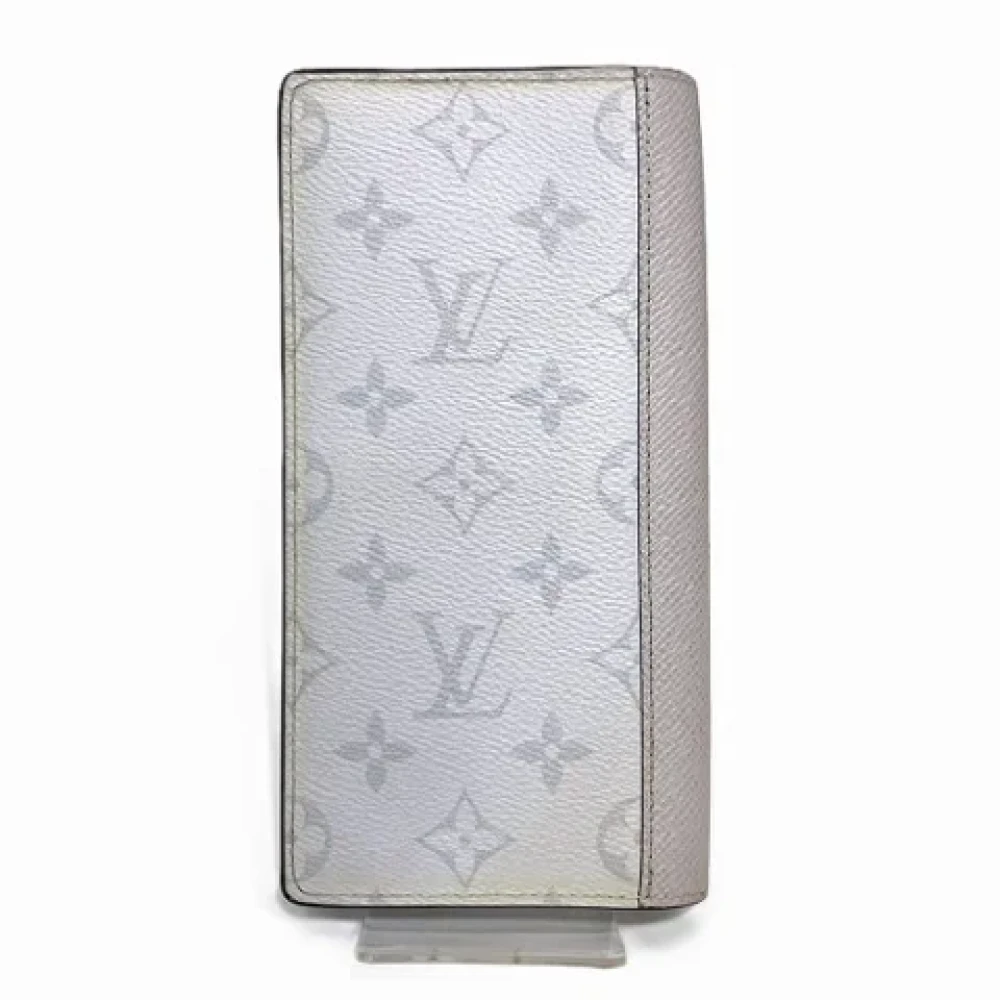 Louis Vuitton Vintage Pre-owned Fabric wallets White Dames