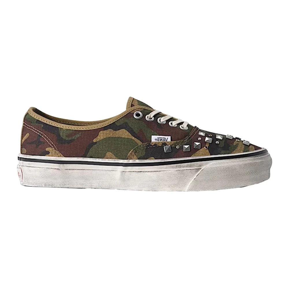 Vans Green Premium Authentic "Field Pack - Woodland Camo " Vn000d9nwvd" - Shoes - Size 8.5 - Image 4