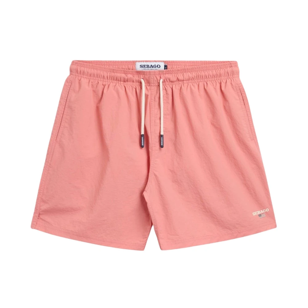 Sebago Hombre Rosado Pantalones Cortos, Rosa, Talla: M