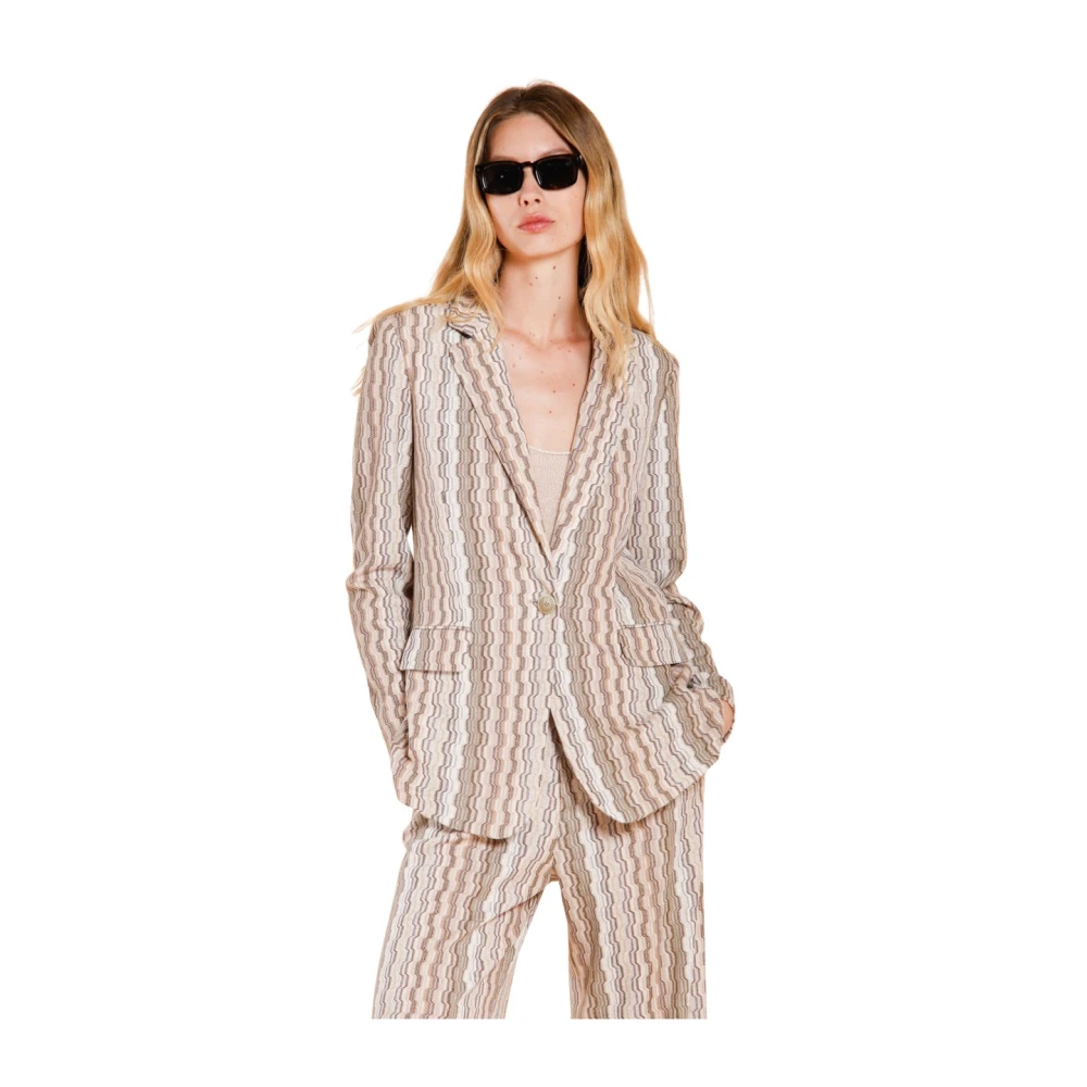 Mason's Donna Beige Giacche, M, New,