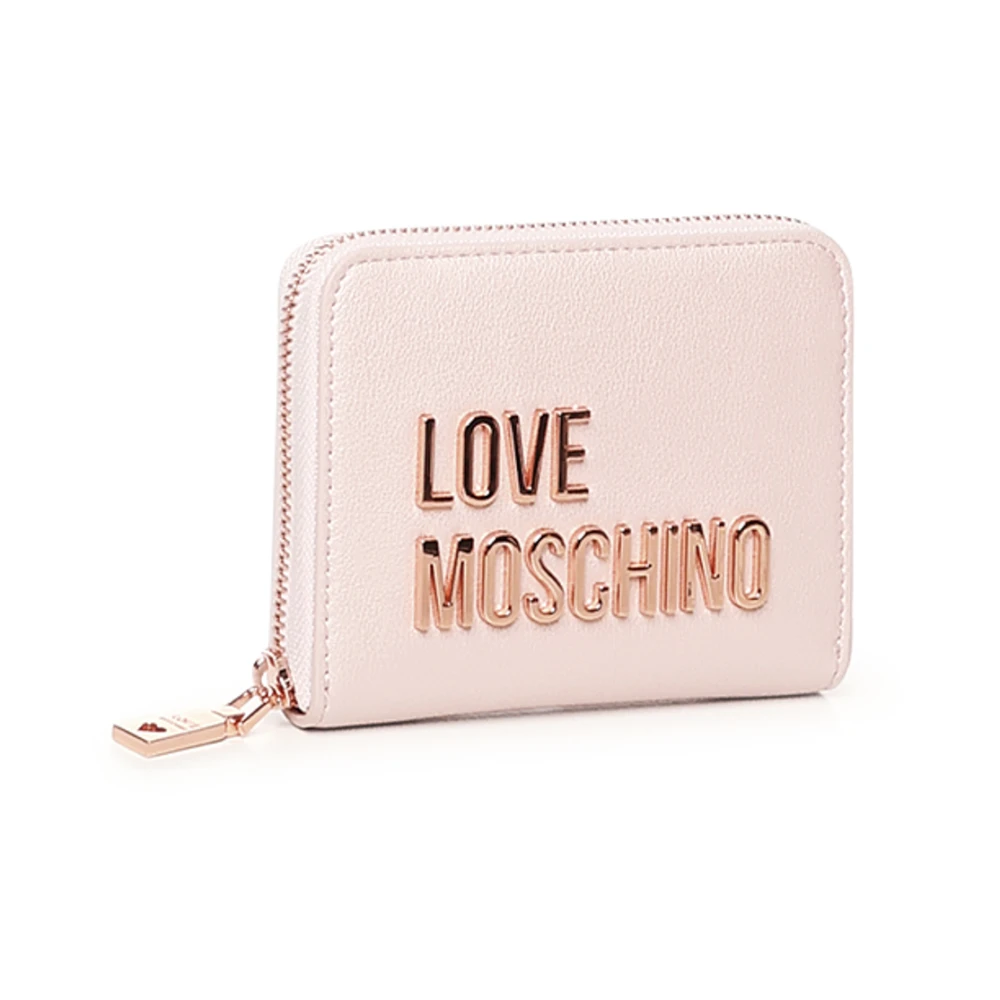 Love Moschino Roze Portemonnee met Logo Pink Dames