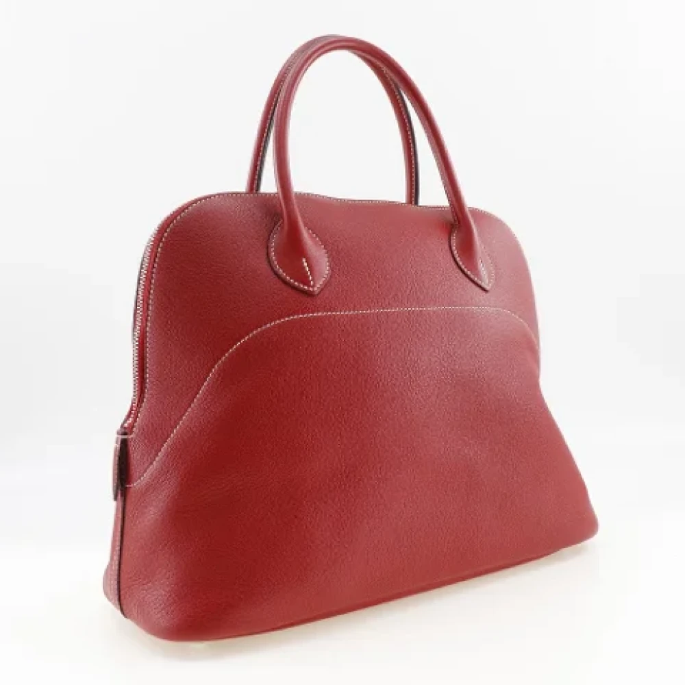 Hermès Vintage Pre-owned Leather handbags Red Dames