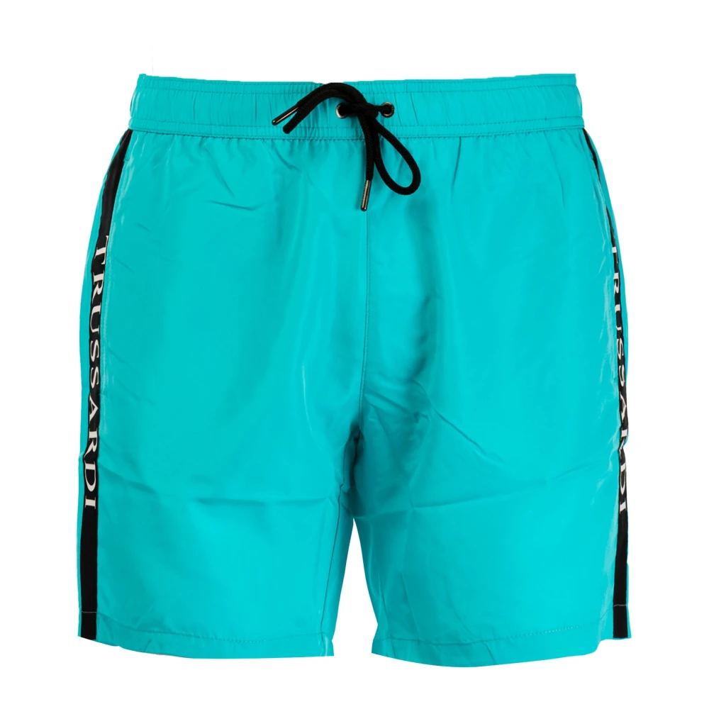 Trussardi Trendy Zomer Boxershorts voor Mannen Blue Heren