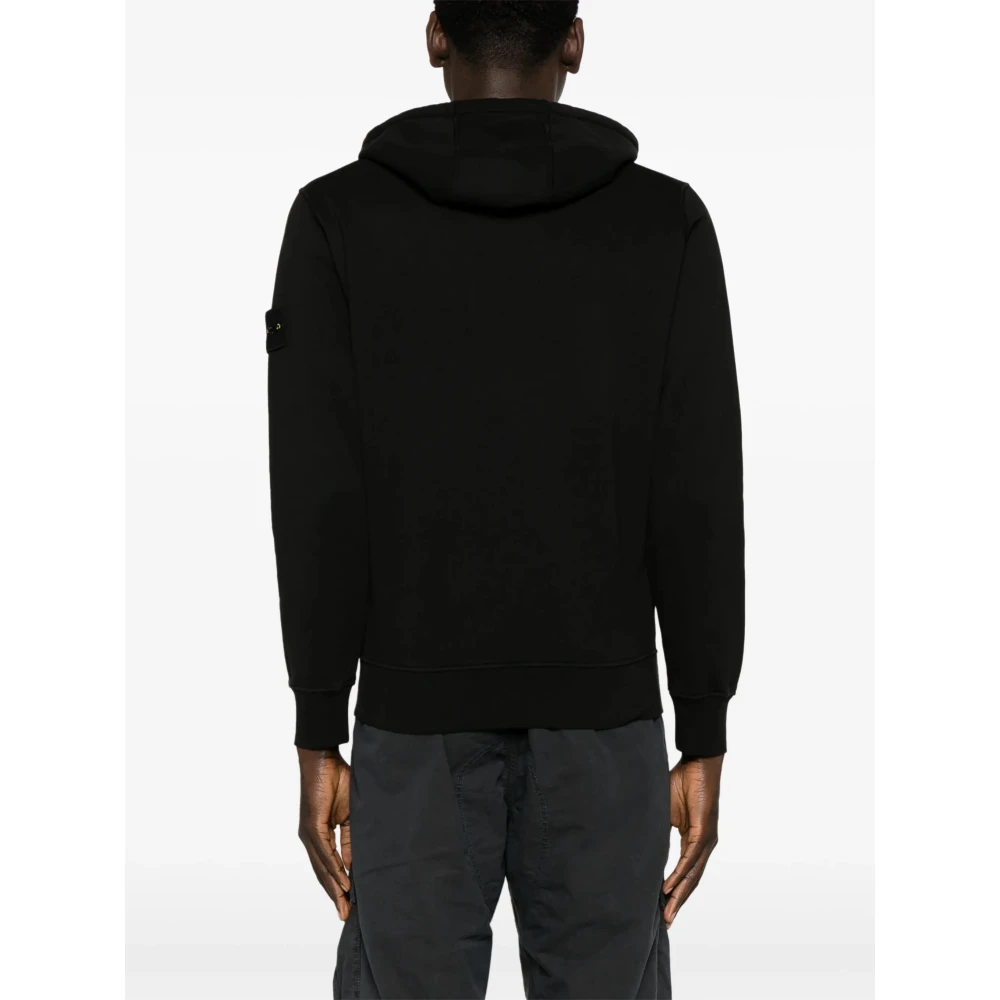 Stone Island Zwarte Truien voor Mannen Black Heren