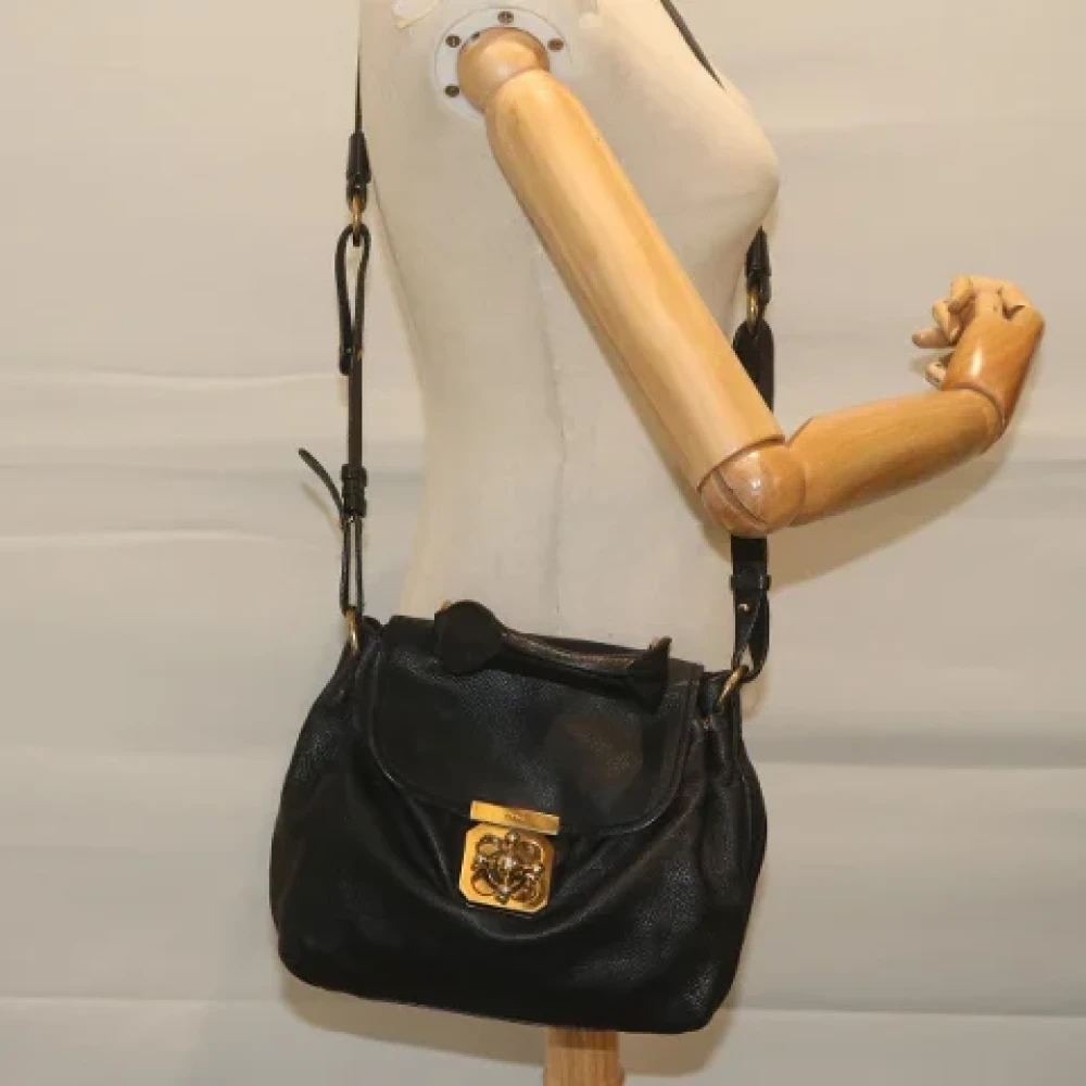 Chloé Pre-owned Leather handbags Black Dames