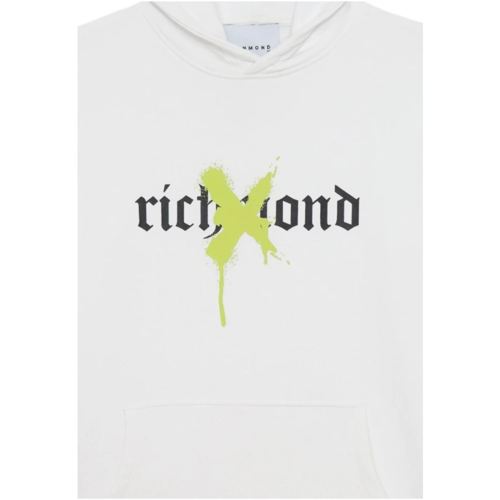 John Richmond Dames Sweatshirt Mode Stijl White Dames
