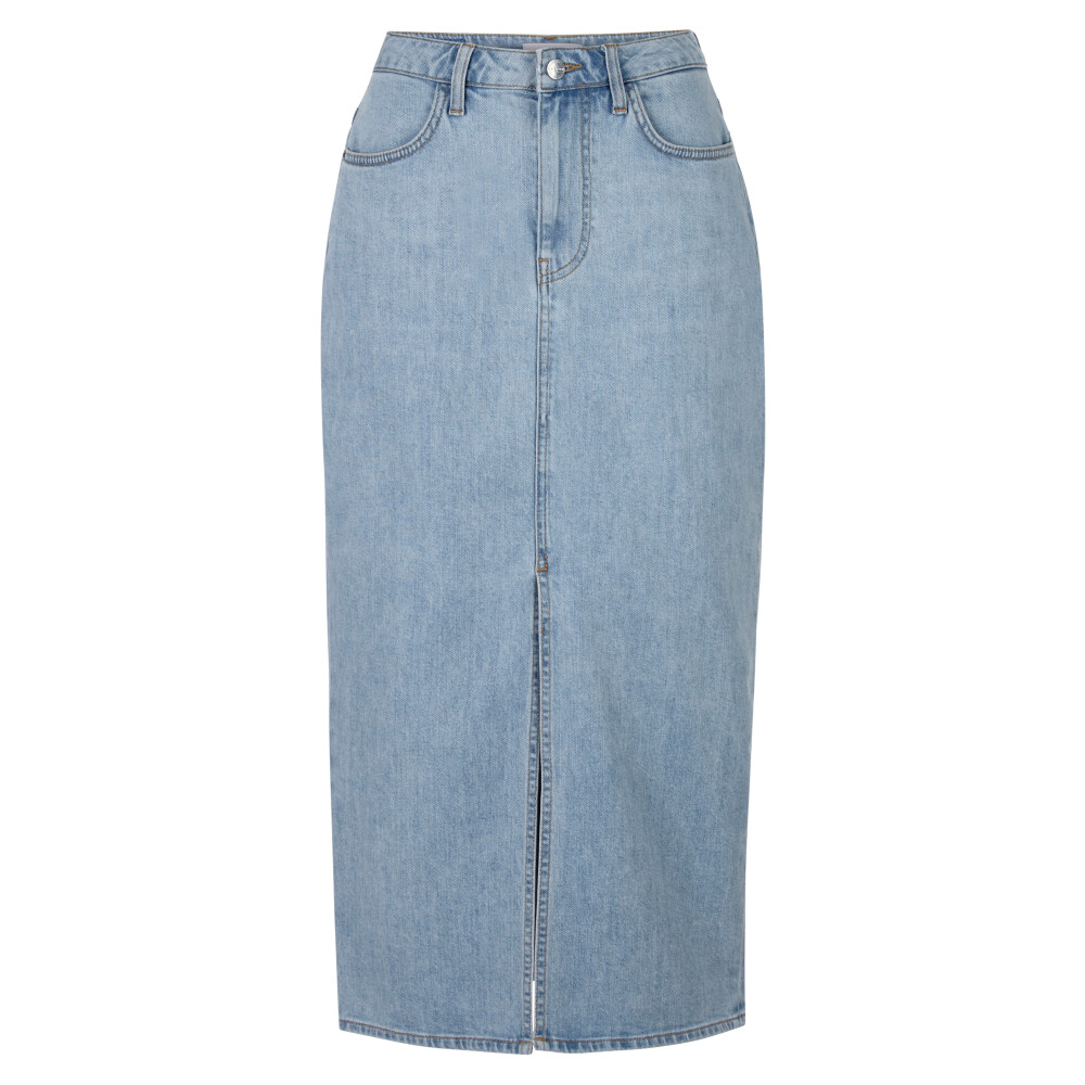 Royal blue 2024 denim skirt