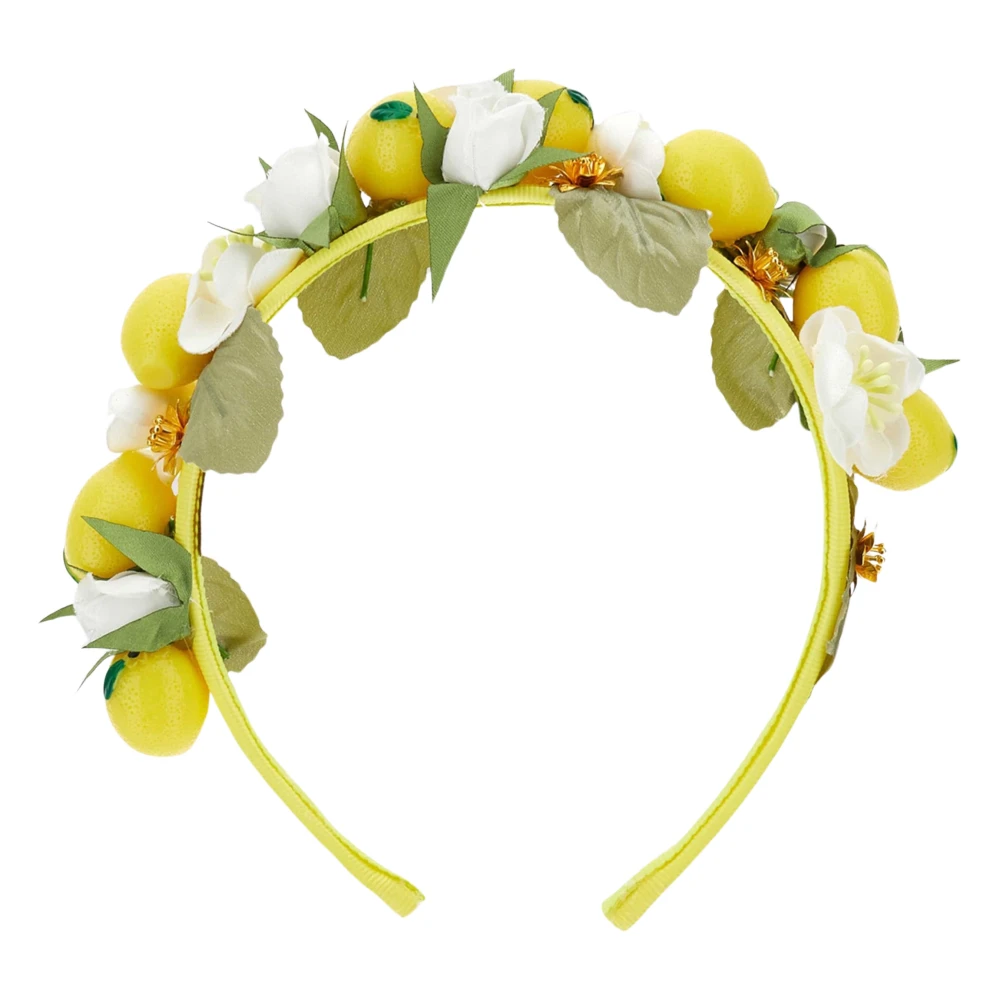 Monnalisa Girls Multicolor Hair Accessories, One Size, Lemons Headband
