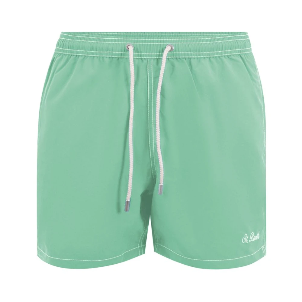 MC2 Saint Barth Groene Polyester Zwemkleding Boxerkostuum Green Heren