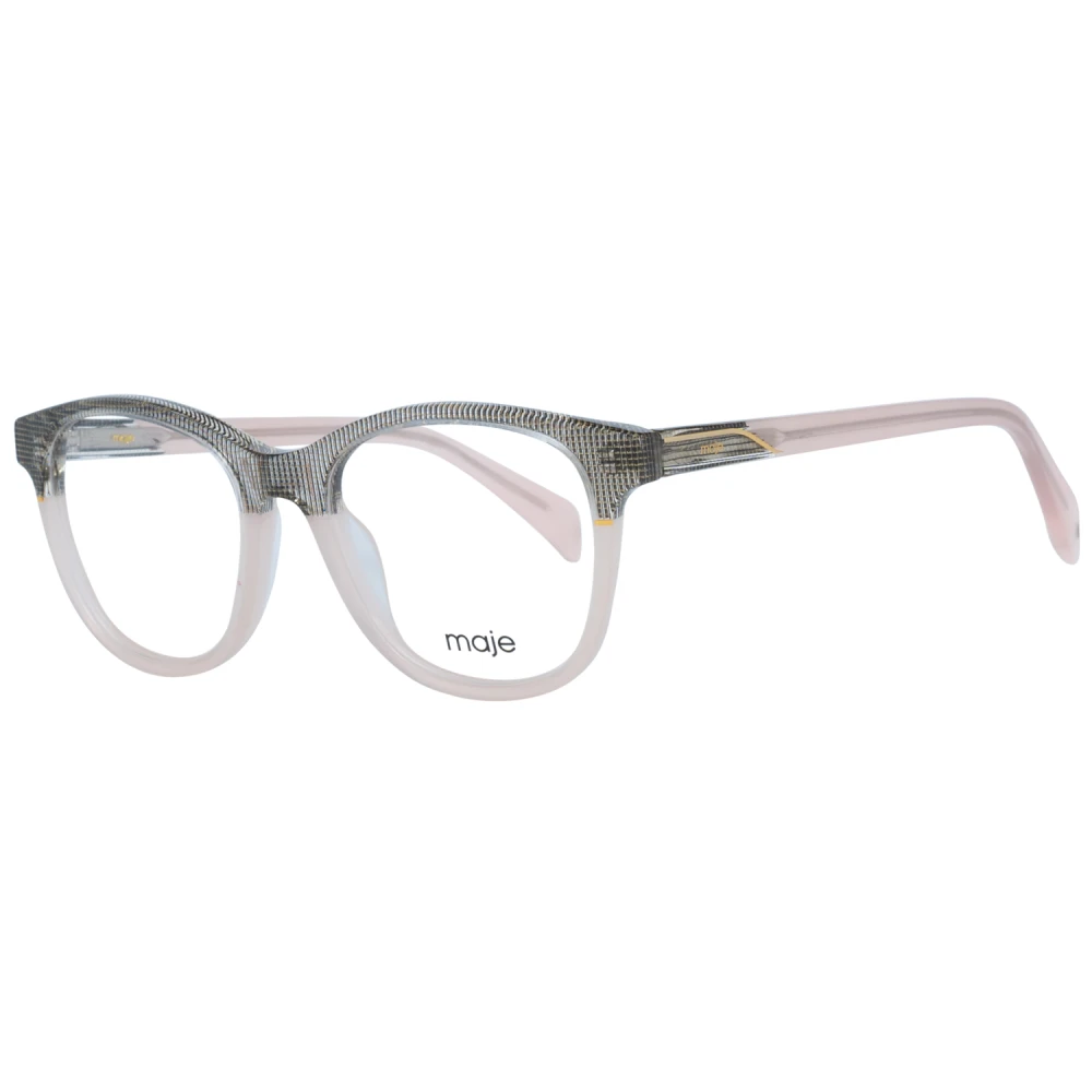 Maje Roze Acetaat Trapezium Optische Brillen Pink Dames