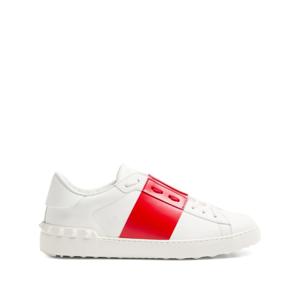 Valentino Garavani Men's White Sneakers, 9 Uk, Open Trainers